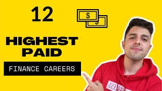 12 Highest Paid Finance Career Lets understand What they do [upl. by Llehsyt28]