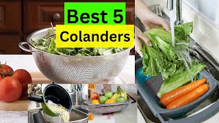 Top 5 Best Colanders in 2024 [upl. by Erbe998]