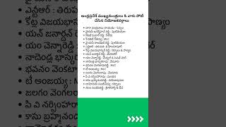 Andhra Pradesh Chief Ministers amp Their Constituency shorts loksabhaelection2024 apelections2024 [upl. by Celeski]