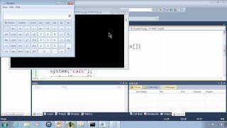 C Win32 Console Tutorial 10  System Programming And Commands  IE Calculator Batch [upl. by Wylma]