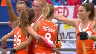 Belgium v Netherlands Womens EuroHockey Championships Belgium  3rd4th Match 240813 [upl. by Vadnee595]