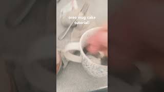 oreo microwave cake mug fy viral fyp [upl. by Corvese]