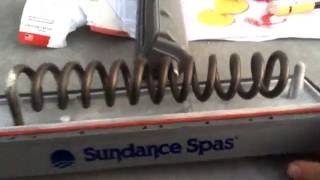 Sundance Spa  Heater Repair for under 18 Dollars Part 1 [upl. by Anwaf]