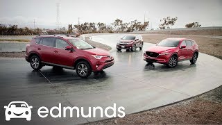 Top SUVs Track Tested Honda CRV Toyota RAV4 and Mazda CX5 Who Wins [upl. by Bagley164]