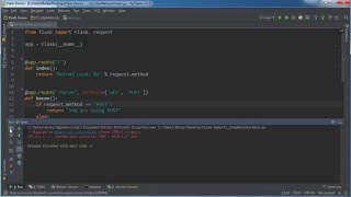 Flask Web Development with Python Tutorial  3  HTTP Methods [upl. by Aoht]