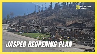 Jasper Townsite Set To Reopen This Weekend for Residents Only [upl. by Htebazil]