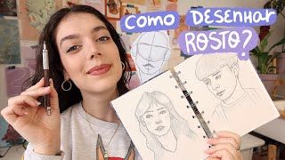 5 DICAS PARA DESENHAR ROSTOS MELHORES [upl. by Violette]