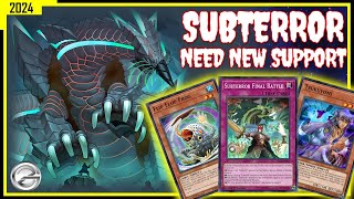 SUBTERROR DECK NEED NEW SUPPORT  Gameplay AUGUST 2024  Yugioh Duel Links [upl. by Netta]