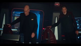 1st Officer Picard amp Captain Riker Call Me Number One Star Trek Picard Se 3 Ep 3 quotNebulaquot [upl. by Alcinia552]