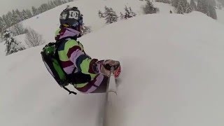 Powder days in Megève France january 2016 [upl. by Veronique489]