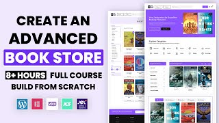 Elementor WooCommerce Tutorial Build a NextLevel Book Store in WordPress [upl. by Anilok]