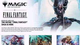 Magic The Gathering X Final Fantasy Collaboration Deck [upl. by Adnilasor748]