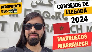 ✅ ¿CÓMO LLEGAR A LA MEDINA DE MARRAKECH DESDE EL AEROPUERTO 🇲🇦  2024  TICKETS BUSES 🎫🚌🛩️😁👋PARTE I [upl. by Oberg]