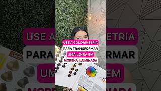 Como sair do loiro pro morena iluminada Como fazer morena iluminada em loira cabeleira hair [upl. by Diana]