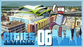 Cities Skylines  Ep06  The Expo Center [upl. by Akcirred]