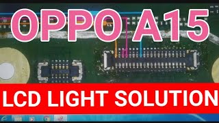 oppo a15 lcd light solution [upl. by Weig]