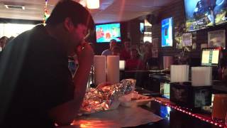 Munchies 420 cafe  wing challenge  winner [upl. by Rawna]