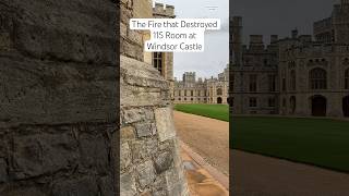 The Fire that Destroyed 115 Rooms at Windsor Castle  history castle queenelizabethii [upl. by Hanikahs]