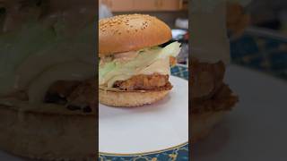 Lets make yummy Zinger at home  The crunch you will love food burger lettuce crunchy [upl. by Lenwood]