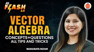 Complete Vector Algebra  JEE 202425  PYQs  Namrata Maam [upl. by Adnolrehs]