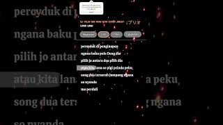 LIRIK LAGU DJ PILIH DIA ATAU KITA COVER JARJIT pilihdiaataukita jarjit liriklagu aicover ai [upl. by Morehouse]