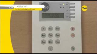 Yale Kablosuz Alarm Sistemi  Kullanım  600 [upl. by Latsryc]