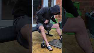 Heavy Kettlebell Upper Body Workout Post Knee Surgery  Workout In Description kettlebellworkout [upl. by Goodwin]