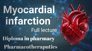 Myocardial infarctionDpharma pharmacotheraputicseducationviralvideo youtubeanimationpharmacy [upl. by Thunell]