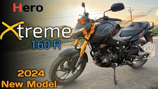 Hero Xtreme 160  New Model 2024🔥 [upl. by Attenyl872]