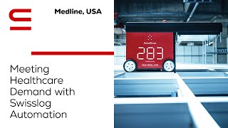 Medline USA Meeting Healthcare Demand with Swisslog Automation [upl. by Rufina]