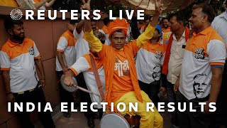 LIVE India election results 2024 [upl. by Norvin361]