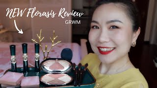 FLORASIS NEW PRODUCTS REVIEW Part 1  Sculpting Palette  New Blushes  Liquid Lipsticks  GRWM [upl. by Redlac734]