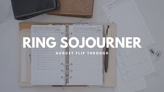 AUGUST FLIP THROUGH  Ring Sojourner Personal Size [upl. by Nyre730]