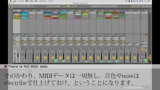 KORG new electribe2 2014 file export and connecting to PC エレクトライブ2のファイルをAbleton LIVEで読み込む [upl. by Barren]