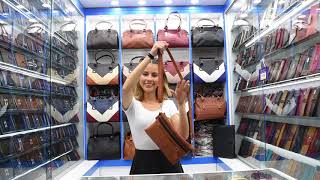 Billeteras mochilas y carteras de cuero  Moda 2017  Tiendas de ropa en Gamarra [upl. by Labanna]