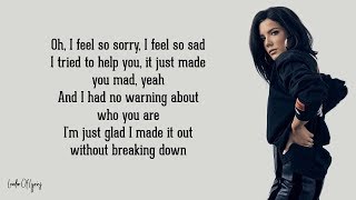 Halsey  You Should Be Sad Lyrics [upl. by Aliak]