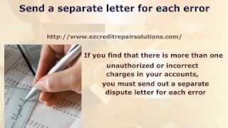 How To Write A Credit Dispute Letter that Works [upl. by Dinnage]