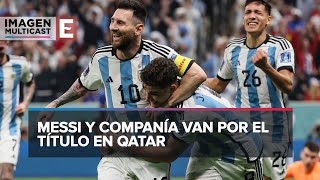 LO ÚLTIMO Argentina se clasifica a la final del Mundial [upl. by Anahsirk524]