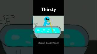 Waking up Thirsty At 3AM Be Like Animation Meme shortsvideo viral animation youtubeshorts [upl. by Lewan240]