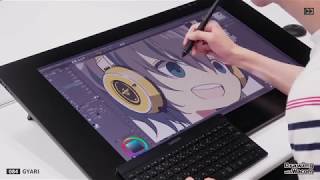 Webデザイナー／ボカロP GYARI  Drawing with Wacom DwW [upl. by Aneret]