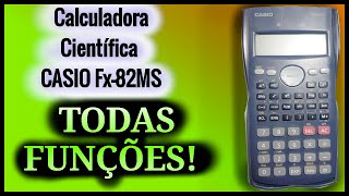 Como usar Calculadora Científica CASIO fx82ms em 13 minutos Ficou fácil agora [upl. by Nicolais]