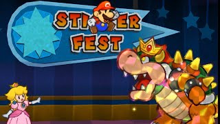 Paper Mario Sticker Star Full Gameplay Walkthrough Longplay [upl. by Yorle]