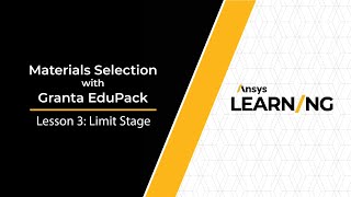 How to use the Limit Stage in Ansys Granta EduPack [upl. by Zerdna971]