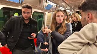 Istanbul Metro M2 Line Journey  Şişhane to Yenikapi [upl. by Yclek901]