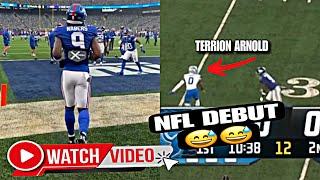 Malik Nabers EVERY SNAP vs Lions  NY GIANTS DEBUT  2024 NFL Preseason HIGHLIGHTS [upl. by Ennayt]