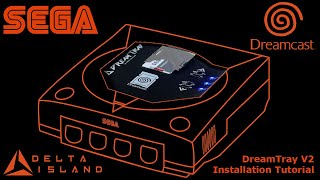 DreamTray V2 installation Tutorial  Sega Dreamcast with GDEMU [upl. by Lewis]