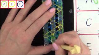 Bracelet de Fen Rainbow Loom France [upl. by Komara]