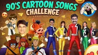 Cartoon Songs Challenge  Funny Challenges KrazyBros KrazyTonyCricketKrazyTony KranthiVlogger [upl. by Sagerman]