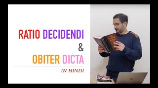 Ratio Decidendi Obiter Dicta in Hindi [upl. by Conan288]