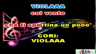 KARAOKE VIOLA CON CORI ORIGINALI DEMO  ADRIANO CELENTANO [upl. by Pineda289]